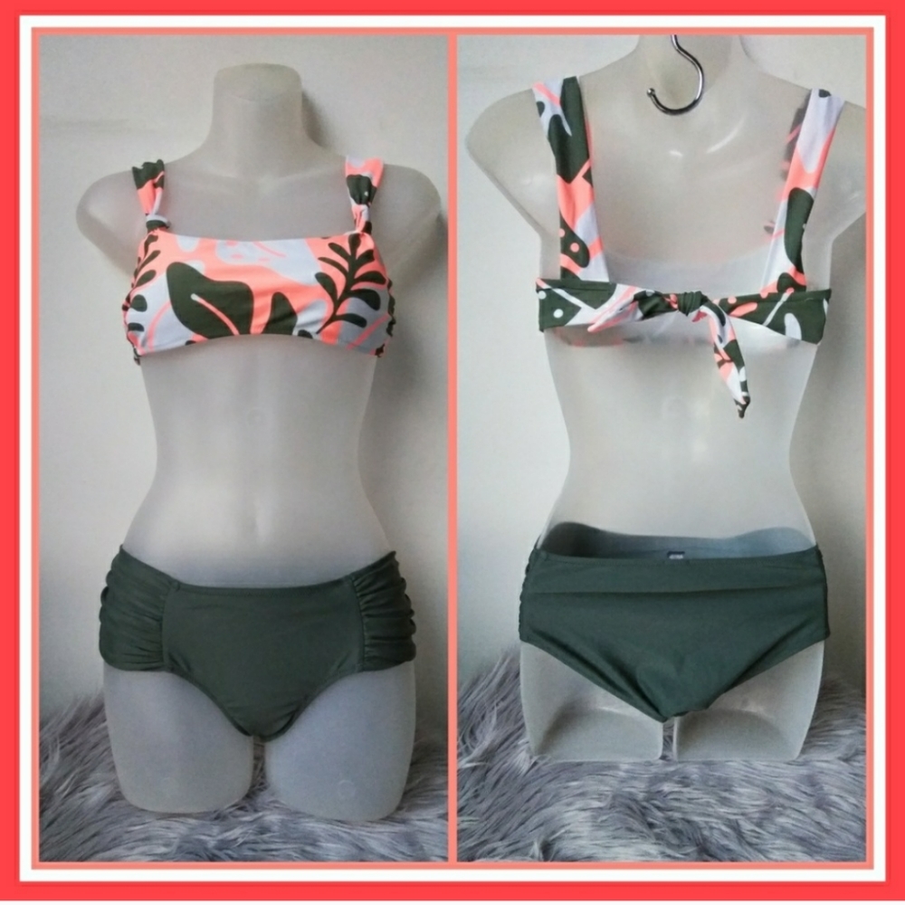 NWOT Aerie tropical bikini size M